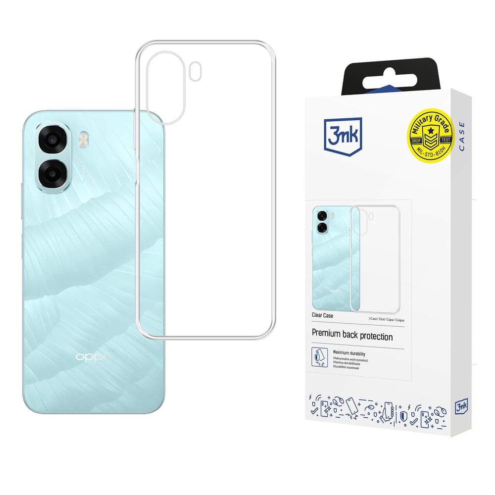 3MK Back Cover Σιλικόνης 1.2mm Διάφανο (Oppo A6x 5g)