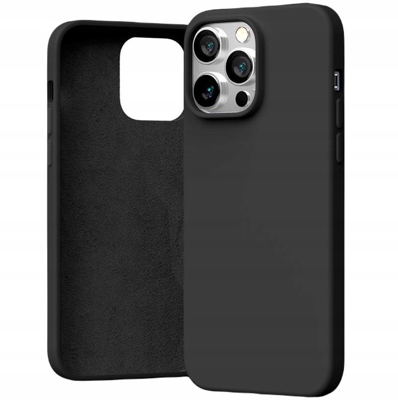 Mercury Back Cover Σιλικόνης Μαύρο (iPhone 16 Pro Max)