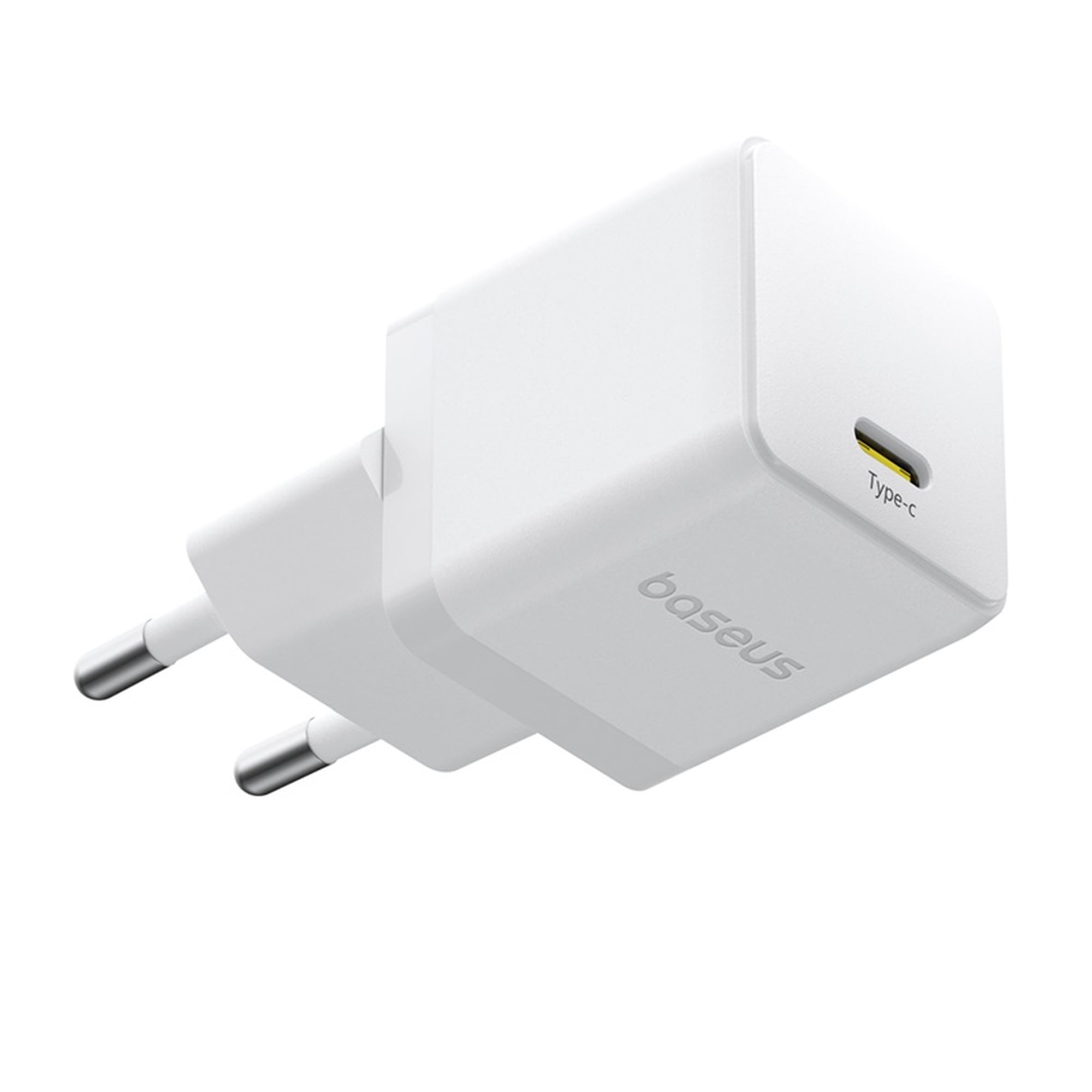 Baseus Φορτιστής Χωρίς Καλώδιο με Θύρα USB-C 20W Power Delivery Λευκός (Palm)