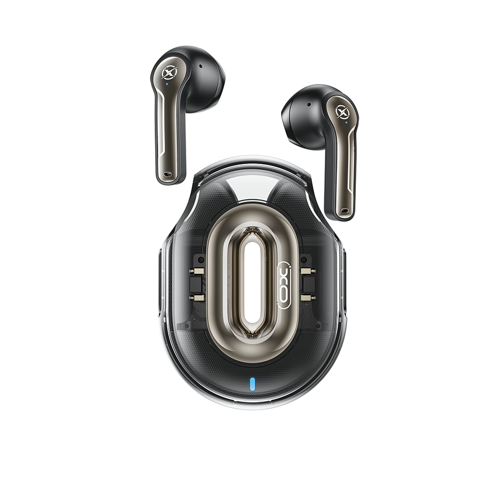 XO X43 Earbud Bluetooth Handsfree Ακουστικά με Αντοχή στον Ιδρώτα και Θήκη Φόρτισης Μαύρα