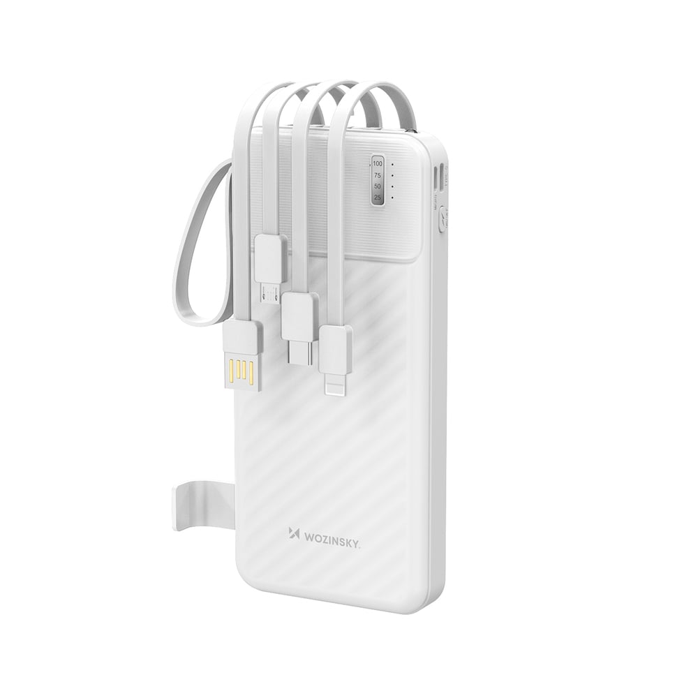 Wozinsky W11 Power Bank 10000mAh 10W Λευκό