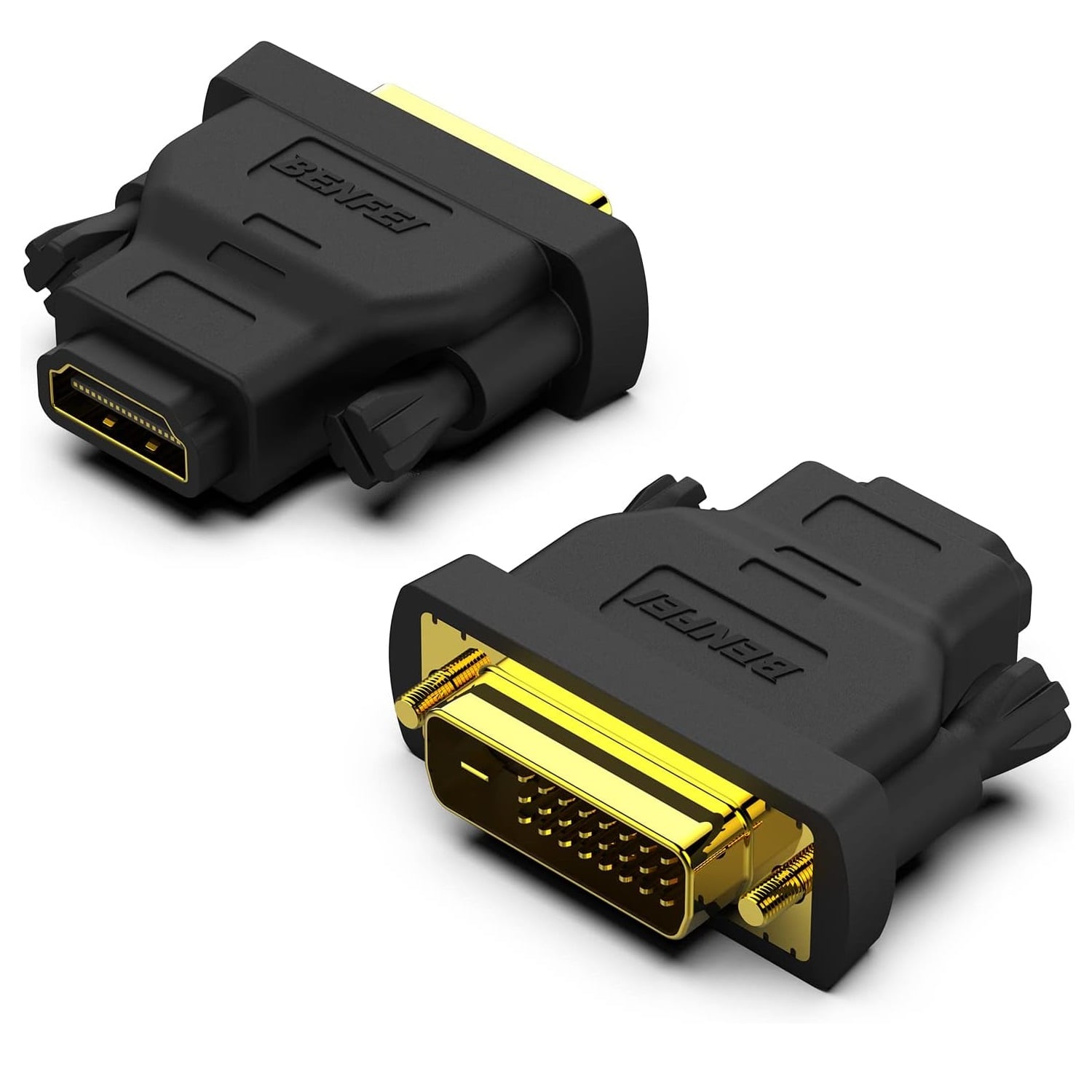 Benfei Μετατροπέας DVI-I male σε HDMI female 2τμχ