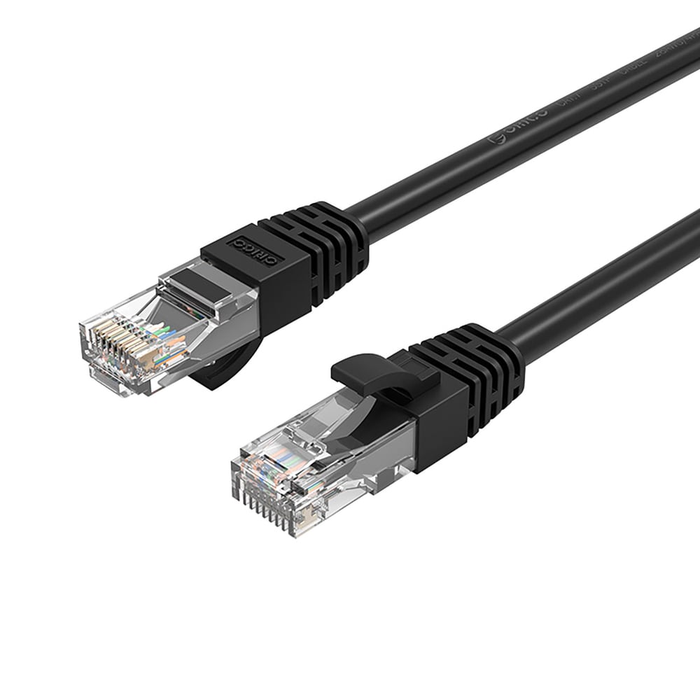 Orico Direct Attach Copper Cat.6 (Gigabit) Καλώδιο Δικτύου Ethernet εξωτερικού χώρου 1m Μαύρο
