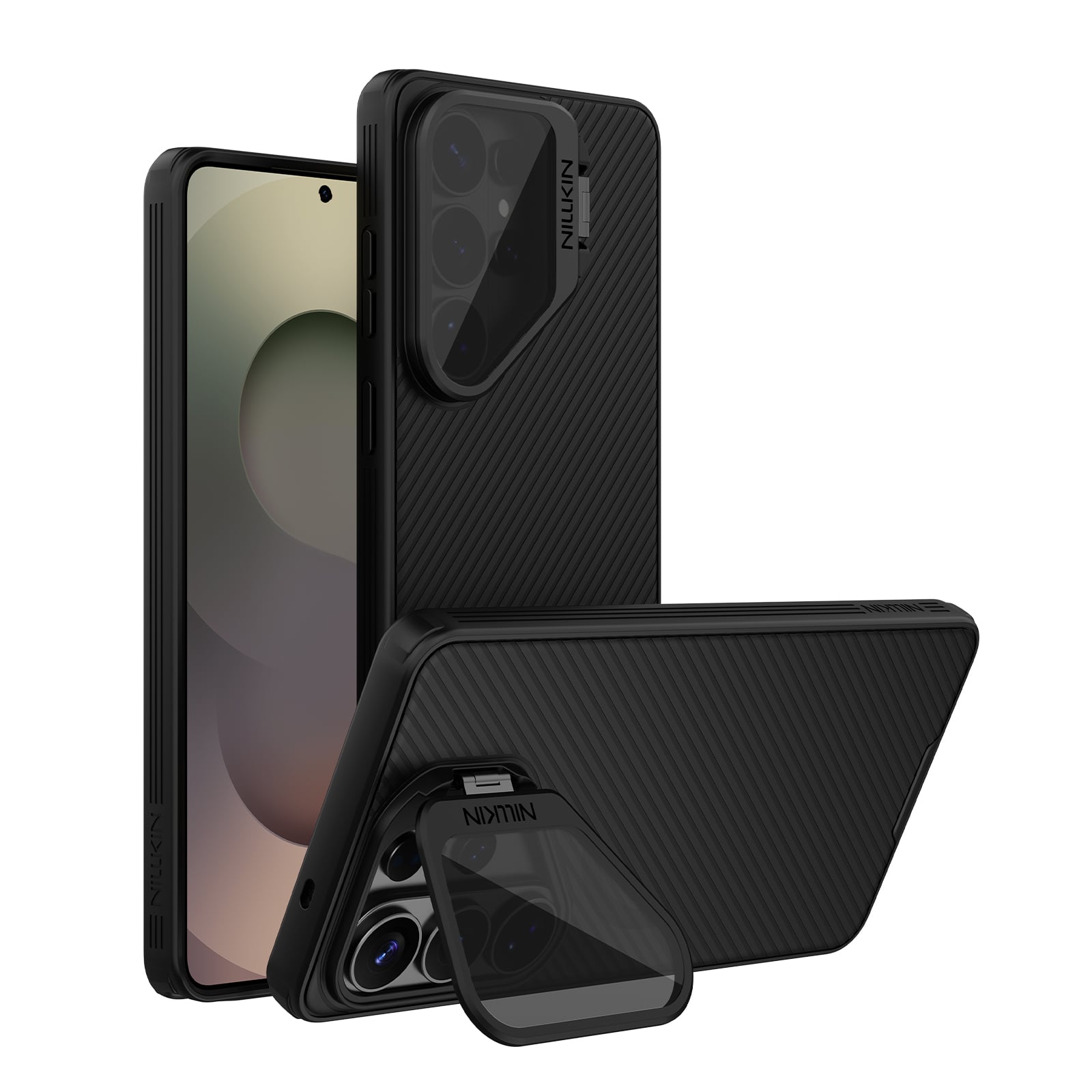 Nillkin Camshield Prop Magnetic Back Cover Πλαστικό / Σιλικόνης Μαύρο (Galaxy S26 Ultra)
