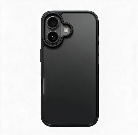 Vivid Acrylic Matte Back Cover Πλαστικό Μαύρο (iPhone 16)
