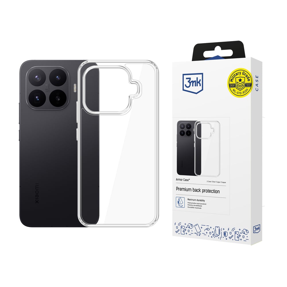 3MK Armor Back Cover Μεταλλικό 1.5mm Διάφανο (Xiaomi 17T Pro)