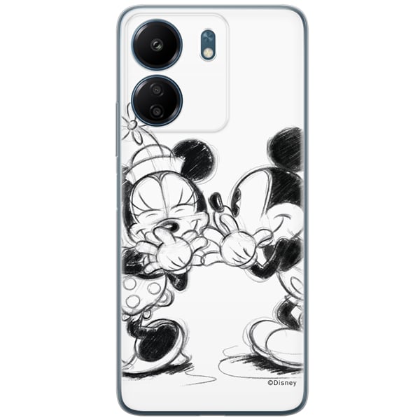 Disney Mickey Minnie Back Cover Λευκό (Redmi 13C, Disney)