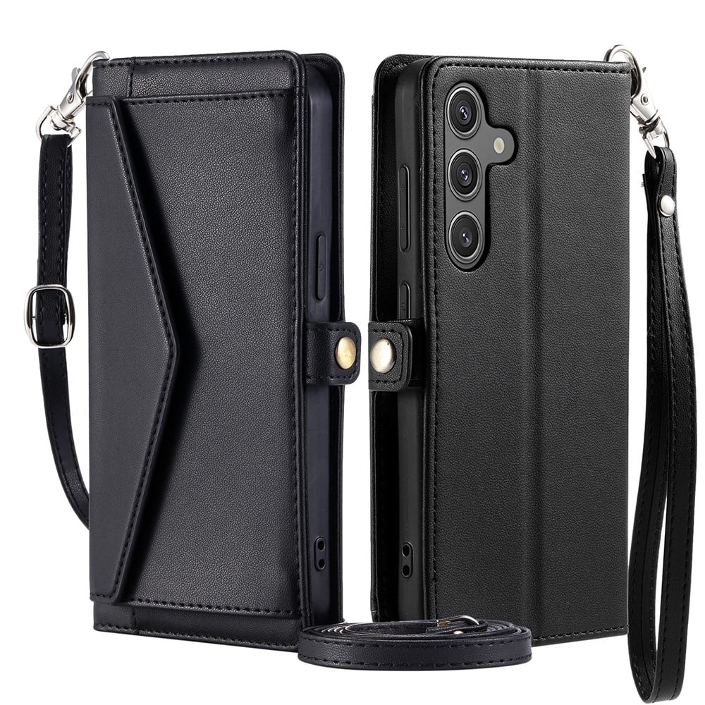 Hurtel Wallet Δερμάτινο Μαύρο (Galaxy A56)