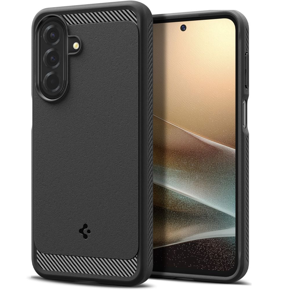 Spigen Rugged Armor Back Cover Μαύρο (Galaxy A27)