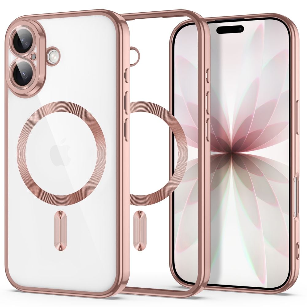 Tech-protect Magflex Magsafe Iphone 17 Shiny Rose Gold 5906302342365