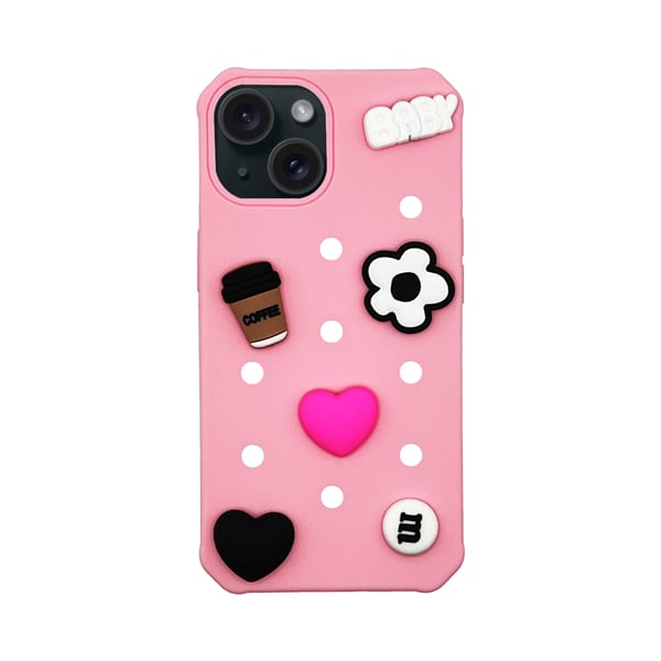 Vivid Back Cover Σιλικόνης Ροζ (iPhone 15)
