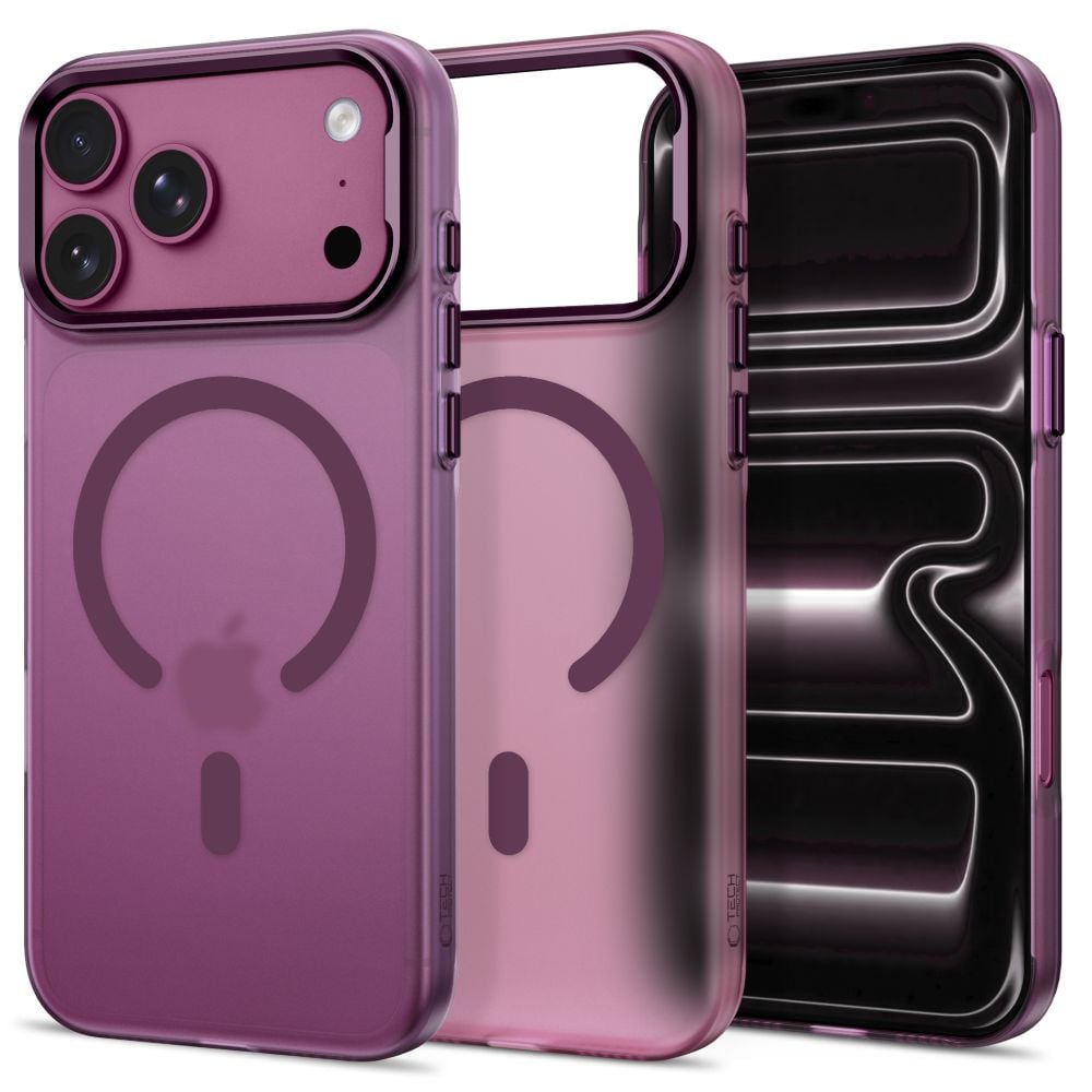 Tech-protect Magzero Magsafe Iphone 17 Pro 18 Pro Matte Dark Cherry 5906302342082