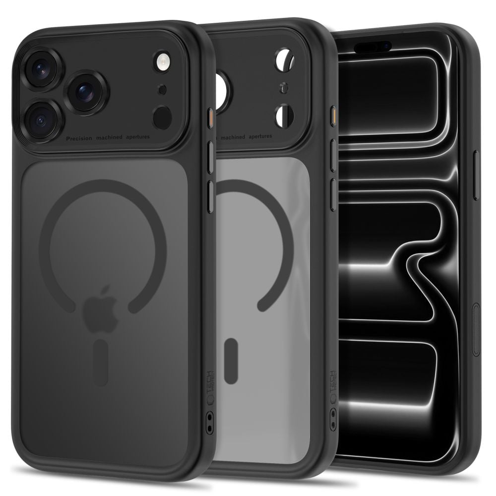 Tech-protect Magpeak Magsafe Cc Iphone 17 Pro Max 18 Pro Max Matte Black 5906302325375