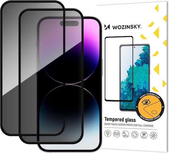 Wozinsky Privacy Glass Tempered Glass Iphone 18 Pro Max 2 Pcs