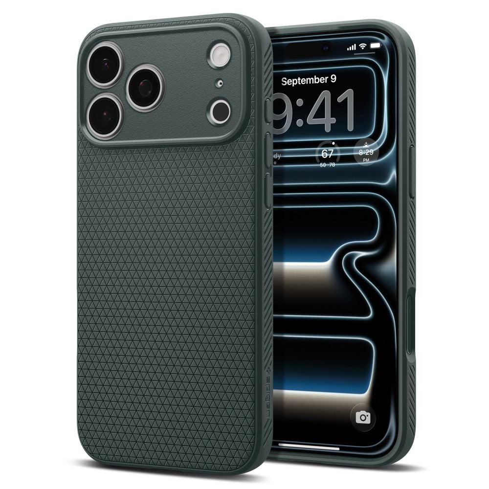 Spigen Liquid Air Back Cover Σιλικόνης Abyss Green (iPhone 18 Pro / 17 Pro)