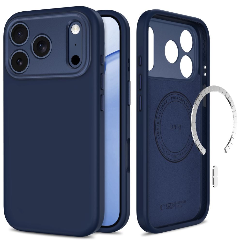 Tech-protect Uniq Magsafe Cc Iphone 17 Pro Max 18 Pro Max Deep Blue 5906302341306