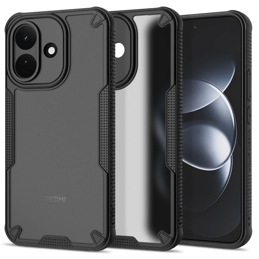 Tech-protect Rugged Shield Xiaomi Redmi Note 17 Pro 5g Matte Black 5906302343553