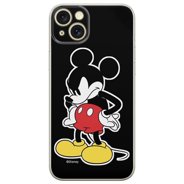 Disney Case Apple Iphone 15 Plus Mickey Full Print Angry Black 5905795399146
