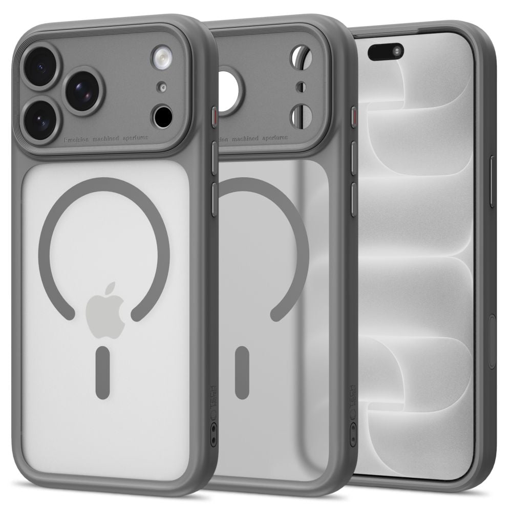 Tech-protect Magpeak Magsafe Cc Iphone 17 Pro Max 18 Pro Max Matte Titanium 5906302399697