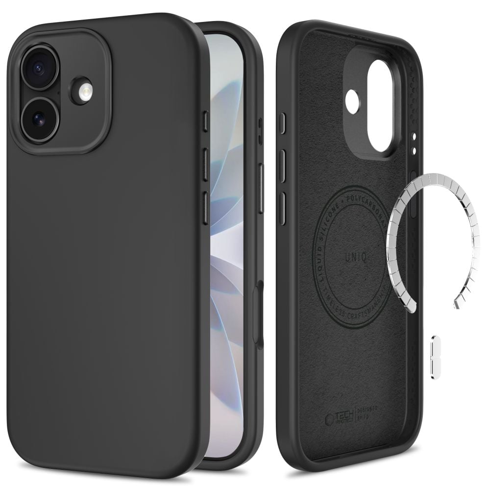 Tech-protect Uniq Magsafe Cc Iphone 17 Obsidian Black 5906302388790