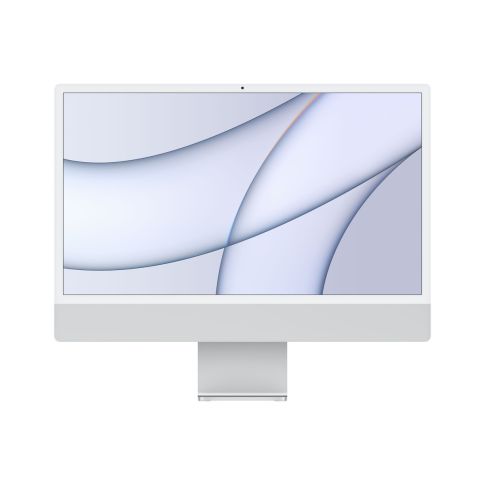 Apple iMac (Retina 4.5K, 24" 2021, 2 TBT3, M1) | Apple M1 | 16GB | 512GB SSD | Integrated | Silver | Refurbished Grade A