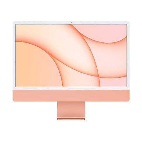 Apple iMac (Retina 4.5K, 24" 2021, 2 TBT3 + 2 USB-C, M1) | Apple M1 | 8GB | 256GB SSD | Integrated | Orange | Refurbished Grade 