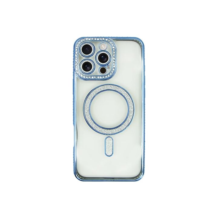 Vivid Magsafe Strass And Glitter Back Cover Σιλικόνης Διάφανο (iPhone 16 Pro Max)