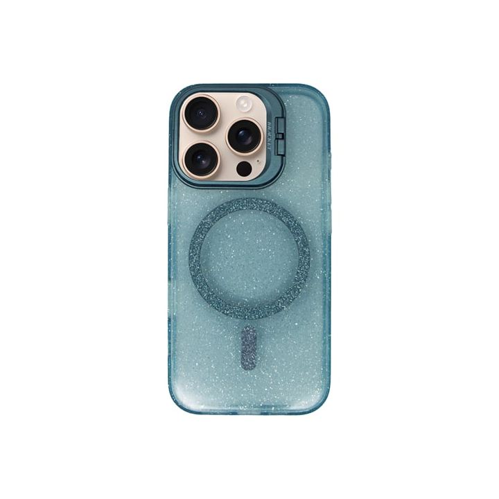 Vivid Magsafe Glitter Protective Case Apple Iphone 16 Pro Blue 5213015676619