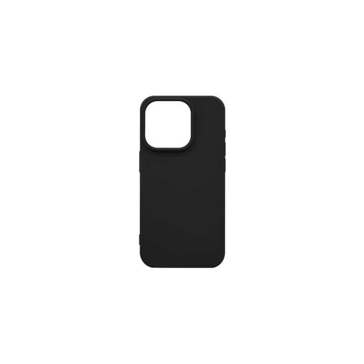 Vivid Cover Back Cover Σιλικόνης Μαύρο (iPhone 15 Pro)