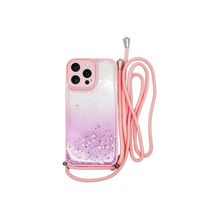 Vivid Back Cover Σιλικόνης με Λουράκι Διάφανο (iPhone 16 Pro Max)