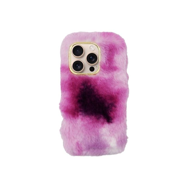 Vivid Fluffy Plush Caseβ Apple Iphone 16 Pro Pink 5213015676282
