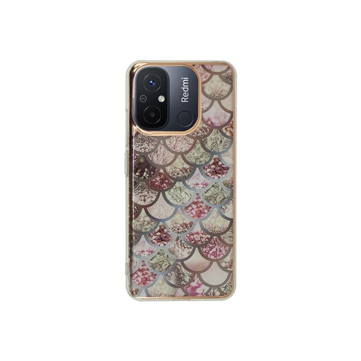 Vivid Back Cover Σιλικόνης Ροζ Χρυσό (Redmi 12C)