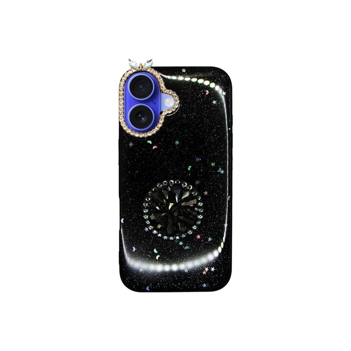 Vivid Back Cover Σιλικόνης Μαύρο (iPhone 16)