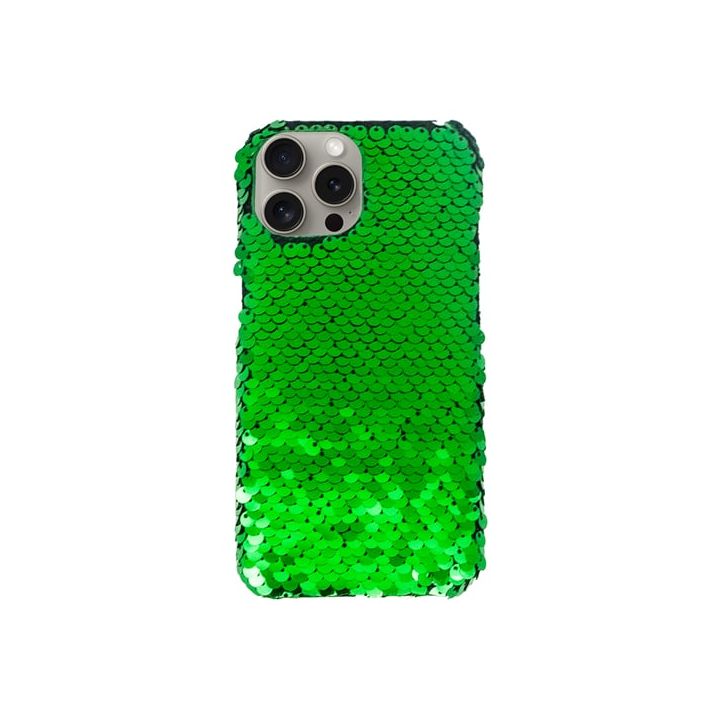 Vivid Sequin Back Cover Πράσινο (iPhone 15 Pro)