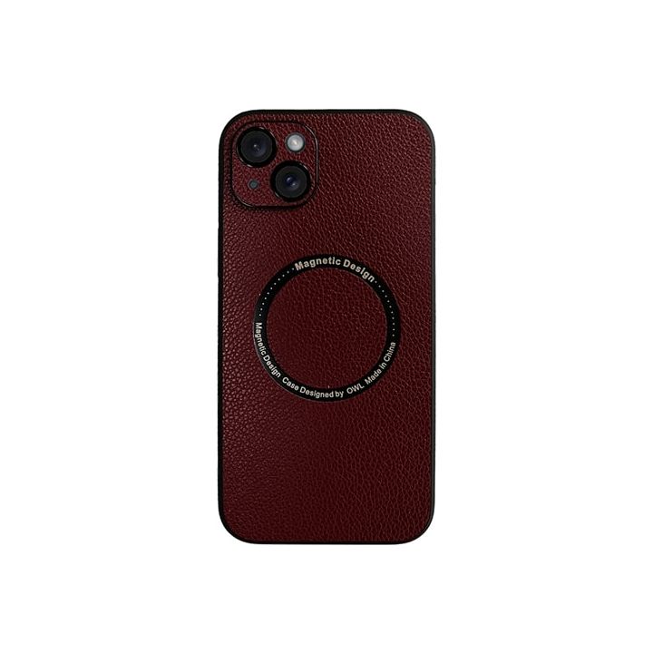 Vivid Back Cover Δερμάτινο / Πλαστικό Μωβ (iPhone 15 Plus)