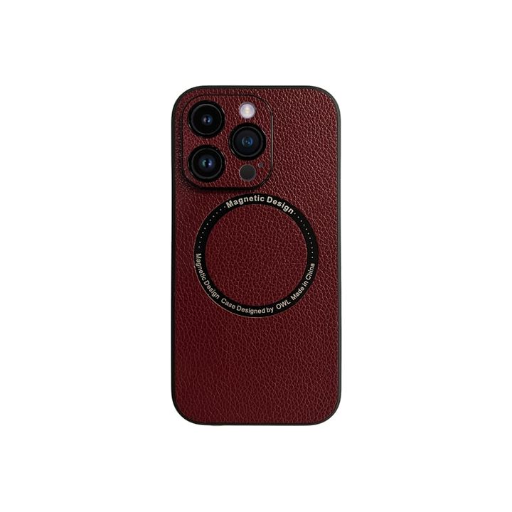 Vivid Back Cover Δερμάτινο / Πλαστικό Μωβ (iPhone 15 Pro Max)