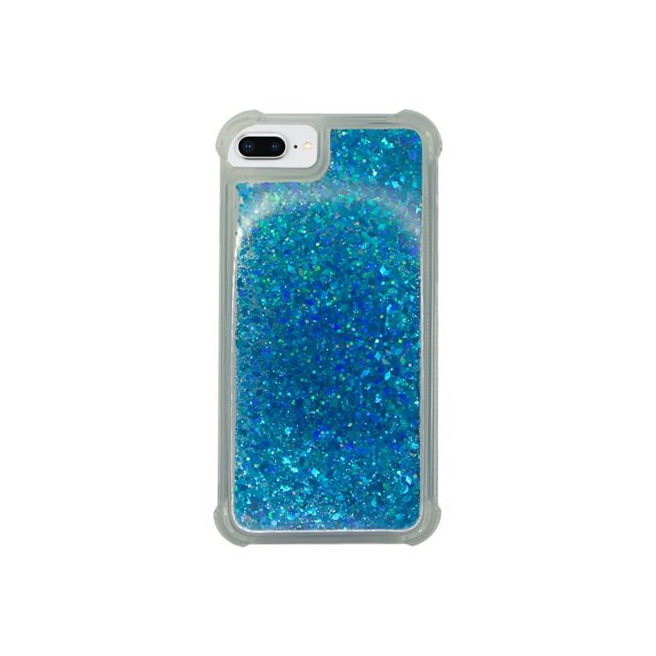 Vivid Liquid Glitter Back Cover Σιλικόνης Μπλε (iPhone 6/6s)