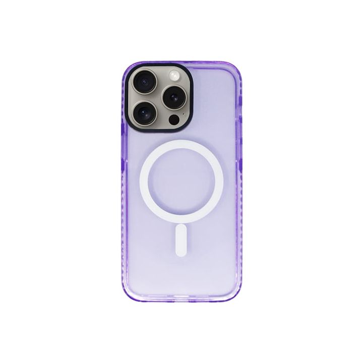 Vivid Back Cover Σιλικόνης Μωβ (iPhone 15 Pro Max)