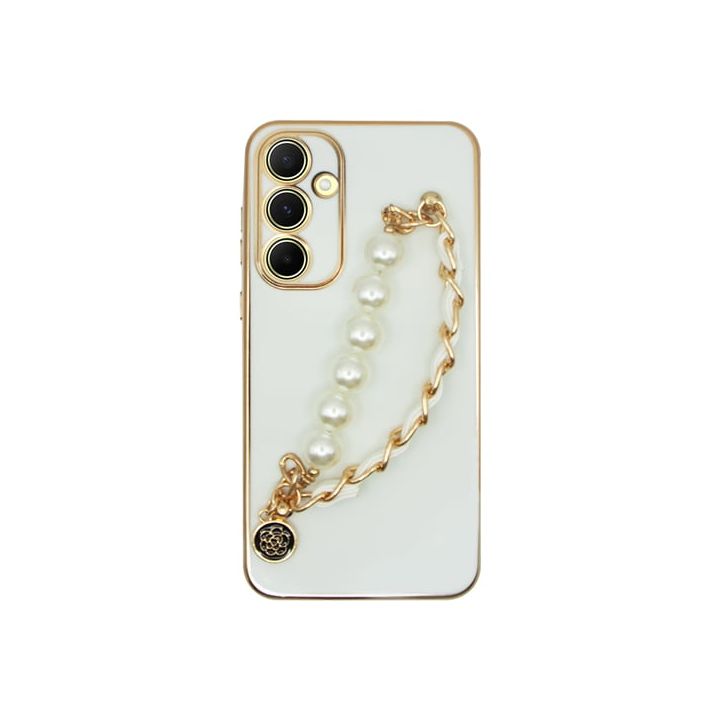 Vivid Back Cover Σιλικόνης / Πλαστικό Λευκό (Galaxy A55)