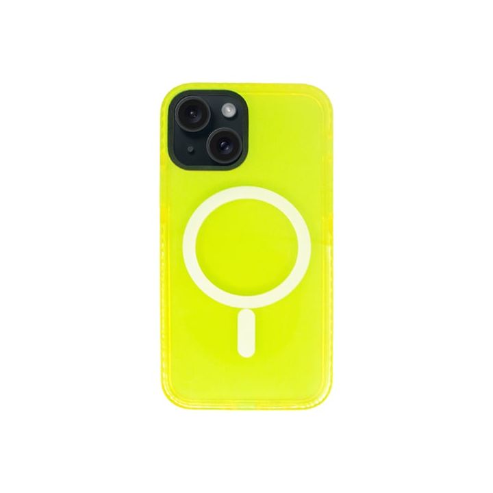 Vivid Back Cover Σιλικόνης Κίτρινο (iPhone 14)