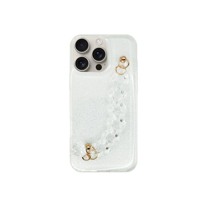 Vivid Clear Shine Case Chain Hand Strap Apple Iphone 16 Pro Max 5213015676497