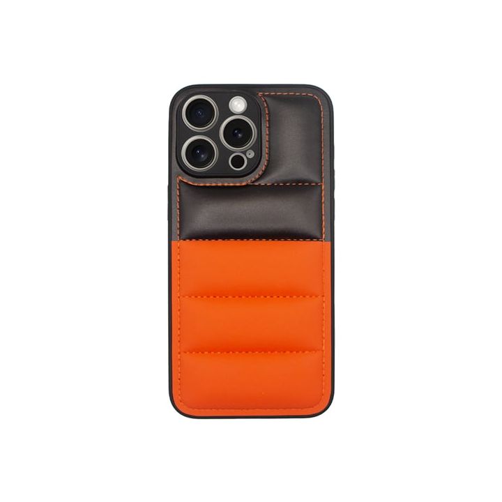 Vivid Puffer Back Cover Μαύρο (iPhone 15 Pro)