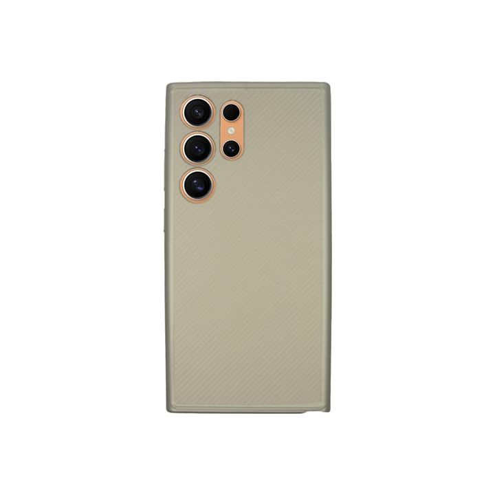 Vivid Carbon Fiber Back Cover Σιλικόνης Χρυσό (Galaxy S24 Ultra)