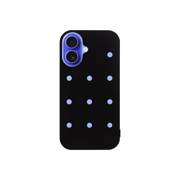 Vivid Silicone Pins Case Apple Iphone 16 Black 5213015676961