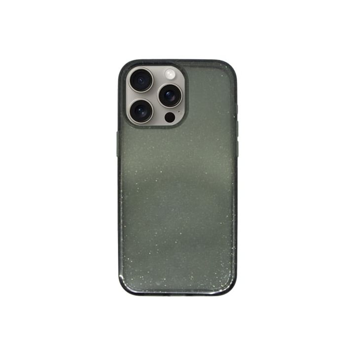 Vivid PC Glitter Back Cover Πλαστικό / Σιλικόνης Μαύρο (iPhone 15 Pro Max)
