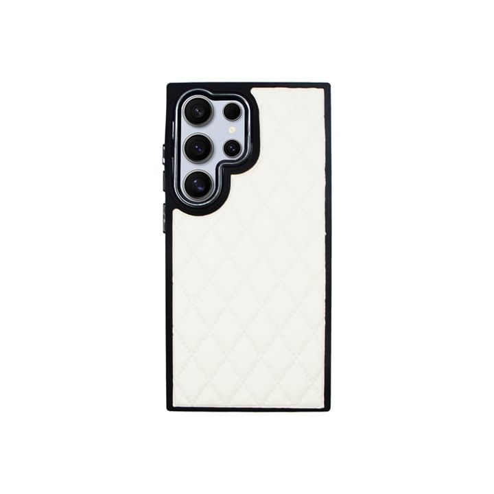 Vivid Back Cover Δερματίνης / Δερμάτινο Λευκό (Galaxy S24 Ultra)