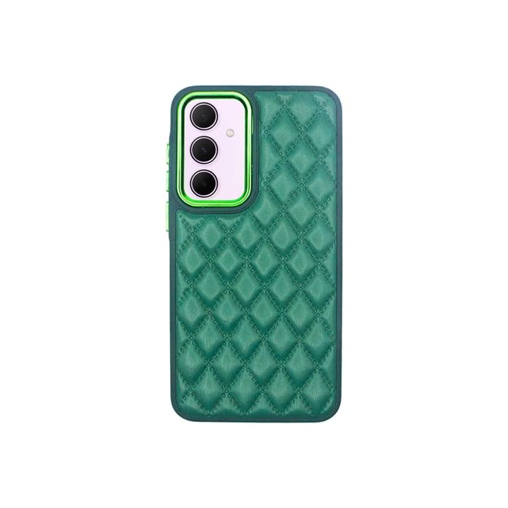 Vivid Diamond Back Cover Δερματίνης / Δερμάτινο Πράσινο (Galaxy A35)