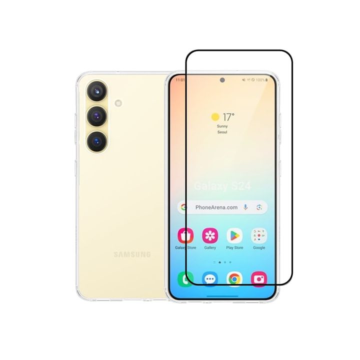 Vivid Full Face Tempered Glass Μαύρο (Galaxy S24)