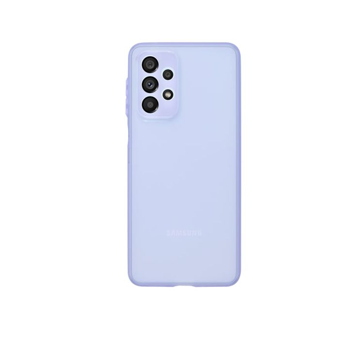Vivid Slim Back Cover Σιλικόνης Διάφανο / Μωβ (Galaxy A13 4G)