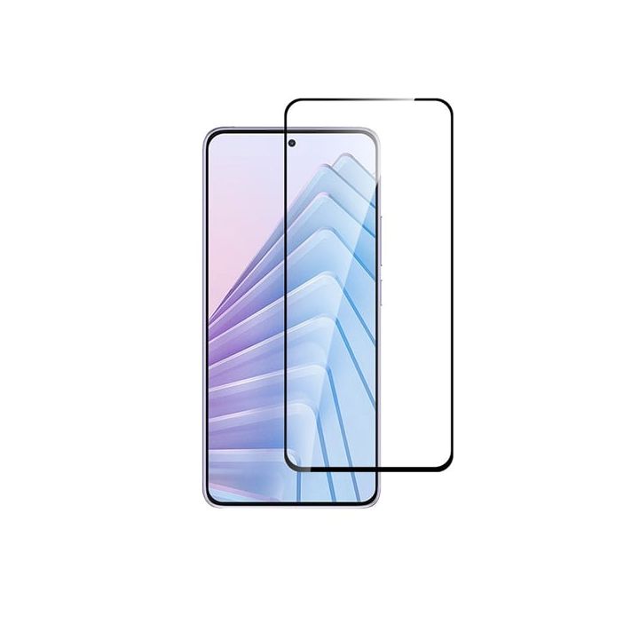Vivid Full Face Tempered Glass Μαύρο (Redmi Note 14 4G / Redmi Note 14 5G / Poco M7 Pro)